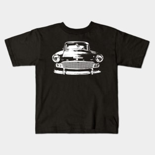 Standard Ensign 1960s British classic car monoblock white Kids T-Shirt